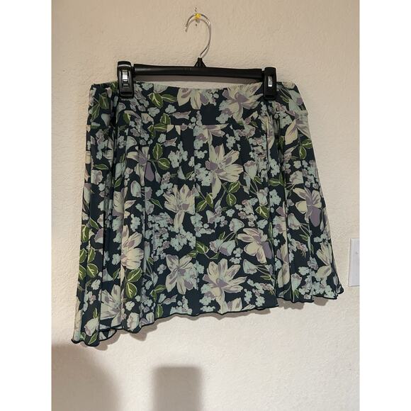 Toad & Co Crusher Pleated Skort In Midnight Tulip Size XL - Picture 1 of 6